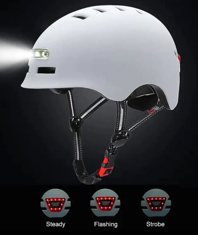 LED Scooter/Cycling Helmet
