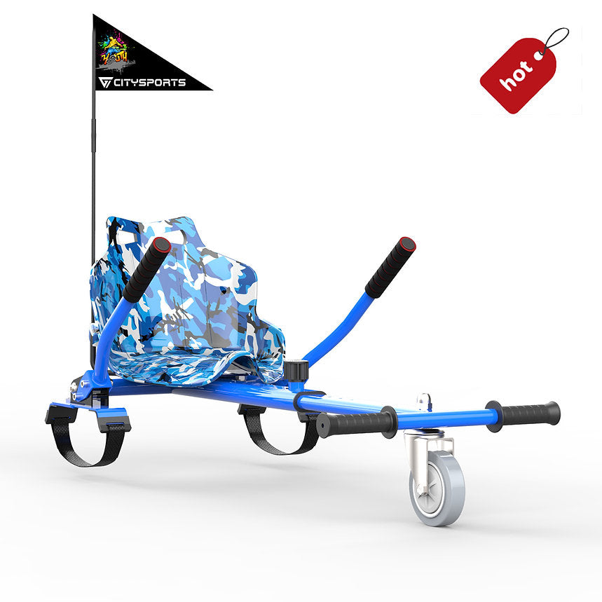 Hoverboard Kart | Hoverboard Seat Attachment Blue