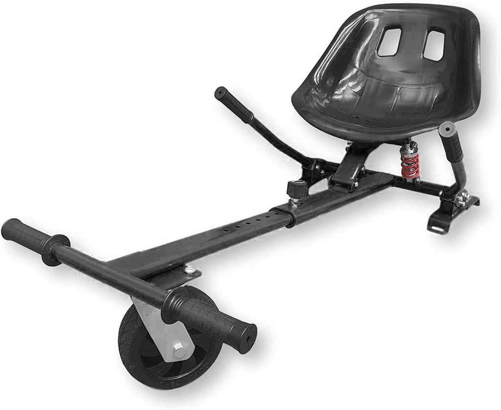 Suspension hoverkart seat hoverboard seat attachment  Black